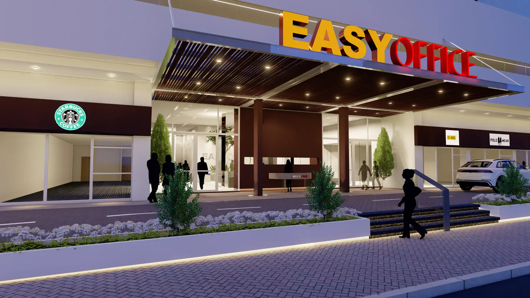 Fachada do Easy Office Campinas